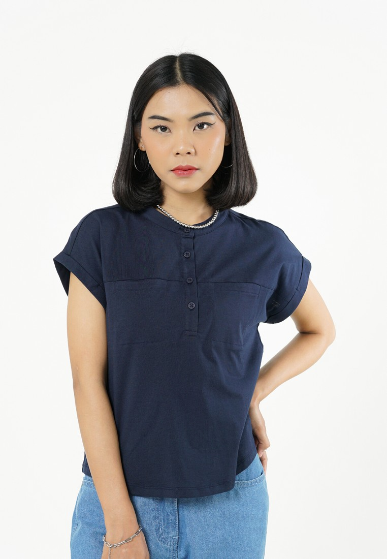 Women's Shirt Sleeveless Regular Fit Pocket Ruka